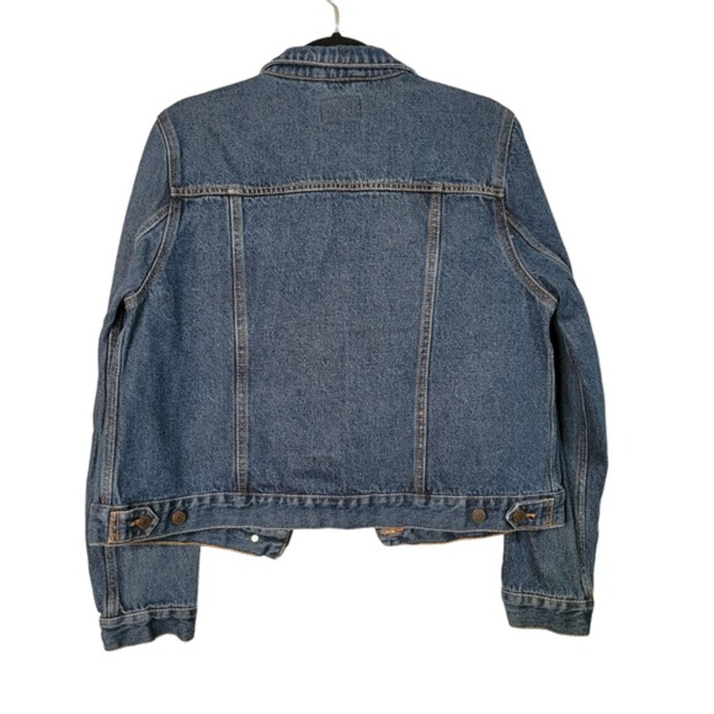 C.E. Schmidt Denim Work Jacket Button Front Utili… - image 2